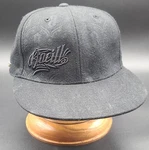 O'neill Black Tattoo Script W/ Scrollwork And Skulls Flexfit Ball Cap Hat Medium. Fixed Price $14.99.
