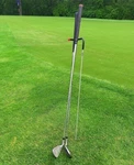 Premium Golf Club Holder - V Shaped Caddy Stand Made In Usa, Black. Fixed Price $19.99.