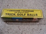 4 Trick Golf Balls Great Gag Gift Exploder Phantom Jetstream Unputtaball Novelty. Fixed Price $15.78.