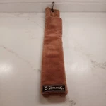 Vintage Spalding Fuzzy Golf Bag Strap Padded Cover - Light Brown. Fixed Price $45.97.