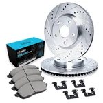 R1 Concepts Back Brake Kit For 2013-2019 Nissan Sentra Drilled Slotted Rotors. Fixed Price $135.00.