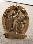 Male Golfer, Resin Award Trophy Plaque With Engraving, About 5.75" High. Fixed Price $8.69.