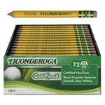 Ticonderoga Golf Pencils With Eraser. Fixed Price $21.99.