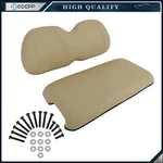 Fits Club Precedent Beige Golf Cart Front Cushion Set. Fixed Price $201.89.