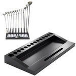 Wood Golf Club Holder Stand - 14 Display Organizer With Ball Storage. Fixed Price $105.67.