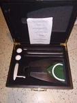 Executive Home Office Indoor Practice Golf Putter Set W/putting Balls Battery Op. Fixed Price $24.99.
