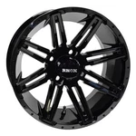 Red Hawk TIR-RX275-B Wheel Gloss Black, 14X7, ET-25 Golf Carts. Fixed Price $47.00.