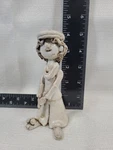 Vintage Dino Bencini Italian Ceramic Golfer Figurine Signed Glazed Pottery 5. Fixed Price $33.00.