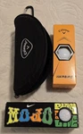 Callaway+mojo Golf Balls Set Of 6 Black Clamshell Sunglasses Case With Clip. Fixed Price $20.00.