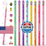 Leinuosen 48 Pcs Scented Pencils For Kids Cute Motivational Colorful Fun Wood Hb. Fixed Price $20.67.