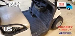 Ez-go Rxv 2008 To Current Golf Cart Black Rubber Diamond Plate Floor Mat New!!!!. Fixed Price $50.00.