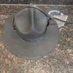 The Lawman Genuine Milan Black Sheriff's Hats Sz 1/8 -57 New Without Box. Fixed Price $62.99.