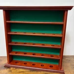 Vtg Wood Golf Ball Shelf Display Rack Hold 25 (13.5" X 14") (usa -tariff Free). Fixed Price $38.07.