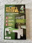 Gagster Royal Squat Putter - Toilet Footstool Golf Bathroom Game Set *nib *dmg. Fixed Price $20.00.