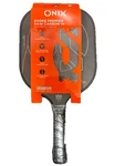 Onix Evoke Premier Raw Carbon 14 Pickleball Paddle In Black/orange (SP8025259). Fixed Price $129.99.