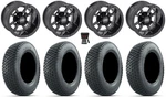 Gtw Storm Trooper 10" Wheels Black 20" Terra Pro Tires E-z-go & Club Car. Fixed Price $682.16.