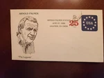 Arnold Palmer- "the Legend"- Commemorative Stamped Cover -june 27, 1989. Fixed Price $10.00.