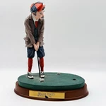 Walter Hagen Classic 1999 8" Whimsical Golfer Detailed Old Man Figurine. Fixed Price $35.00.
