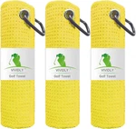 Vividly 3 Pack Golf Towels, Microfiber Waffle Pattern Towel, Suitable. Fixed Price $19.81.
