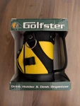 The Original Golfster Yellow Drink Holder Hooks Onto Bag Brand New. Fixed Price $30.00.