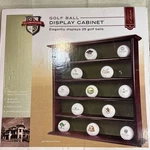 New Clubhouse Collection Executive Golf Cabinet Elegantly Displays 25 Balls. Fixed Price $34.99.