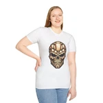 Baseball Skull Stitched Sports Emblem Grit Face Unisex Softstyle T-shirt. Fixed Price $19.37.