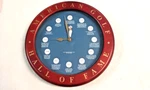 American Golf Hall Of Fame Cherry Wood Battery 12" Wall Clock - Time Instruments. Fixed Price $24.99.