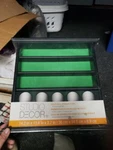 Golf Display Shelf Case Wall Hanging Black Green Fits 25 Balls 14X13 Bnip. Fixed Price $50.00.