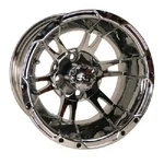 X 7 SS112 SS212 Chrome Mirror Golf Cart Rim Wheel - New. Fixed Price $159.00.