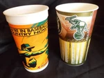 (gr-cups) Oakland Athletics Plastics Souvenir Beverage Set Of 2. Fixed Price $14.99.