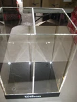 New Wilson Clear Plastic 2 Sided Golf Ball Accessory Display Holder For Desk. Fixed Price $20.00.