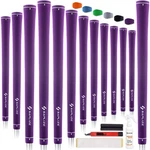 Pure Color Golf Grips Set Of 13 With Tape, Standard/midsize, Anti-slip Rubbert. Fixed Price $55.30.