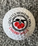 2005 U.s. Womens Open Cherry Hills Logo Display Ball Golfing Memorabilia. Fixed Price $6.99.
