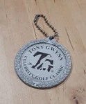 Tony Gwynn Celebrity Golf Classic Metal Bag Tag Keychain (2.5" Diameter). Fixed Price $49.79.