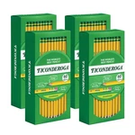 Ticonderoga Wood-cased Pencils, Pre-sharpened, 2 60 Count (pack Of 4), Yellow. Fixed Price $65.90.