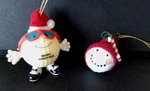2 Unique Golf Ball Christmas Ornaments Made From Real Not. Fixed Price $12.99.
