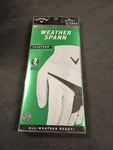 Callaway Fusetech Weather Spann 2-PK Men Left Golf Gloves,m/lg-mint New Bx!. Fixed Price $18.42.