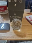 Waterford Vtg Crystal Golf Ball Paperweight 2.5 Office Decor 1998 Ireland. Fixed Price $49.99.