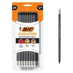 Bic Evolution Cased Pencil, Lead, Gray Barrel, 24-COUNT. Fixed Price $10.79.