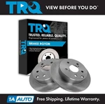 Trq Rear Brake Rotors Set Solid For 2010-2012 Lexus HS250H 2006-2018 Toyota RAV4. Fixed Price $84.95.