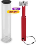 Golf Club Groove Sharpener 6 Heads Re-grooving Tool Cleaner Backspin Control Red. Fixed Price $8.99.