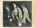 1992 Press Photo Goldstrikers U-14 Boys Team Teaches Others Game In Alaska. Fixed Price $24.99.