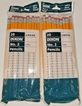 Pack Dixon No. (hb) Yellow Pencils 100 Real Wood 20-COUNT.EACH (14420). Fixed Price $8.09.