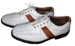 Footjoy Icon Sz 8M Brown/white Leather Golf Shoes 52062. Fixed Price $57.99.