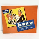 Vintage 1948 Kopeefun Magic Copy Paper Kit Embree Cartoon Transfer Book Stick. Fixed Price $75.00.