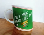 Tilted Golfing Cup Says "this Mug Looks Like My Hook" Papel Sport.. Fixed Price $11.46.