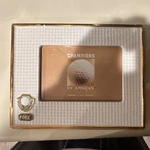 Amscan Ceramic Golf-themed Photo Frame White Gold 4X6 Sports Rectangle. Fixed Price $8.00.
