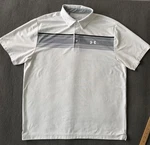 Under Armour Men's White Play Off Golf Polo Shirt Heat Gear # 1253479 Sz Xl Euc. Fixed Price $19.99.