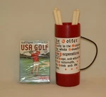 Vintage Golf Collectibles Bag Swizzle Stick Set & Course Playing Cards. Fixed Price $18.00.