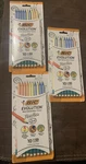 3 Packs Of 10 Bic Xtra Fun Pencil, #2 Hb Lead Splinter Free Break Resis. Fixed Price $22.00.